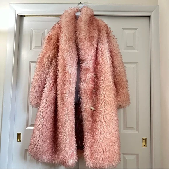 Free People Helena Shearling Coat size Large - Picture 4 of 10